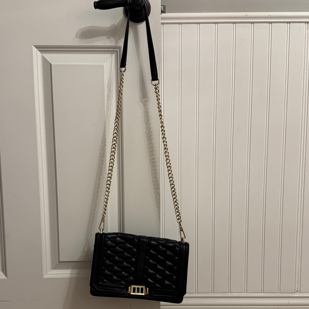 Rebecca Minkoff Black Quilted Crossbody Bag
